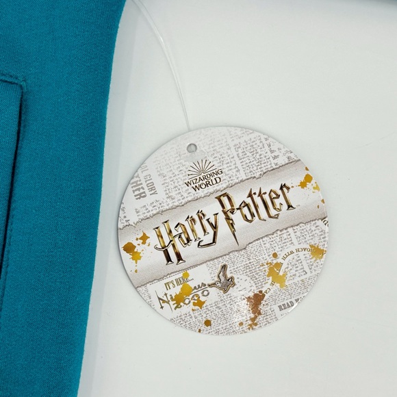 MAD Engine Harry Potter Wizarding World NWT Teal Slytherin Hoodie, Small (6) - Picture 14 of 16